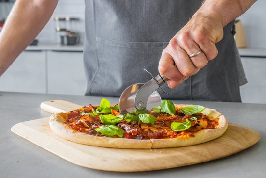 Redskap for å skjære pizza, 9,5 cm, rustfritt stål - fra Kitchen Craft