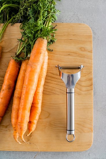 Utensílio de aço inoxidável para descascar frutas/legumes, 18 cm - por Kitchen Craft
