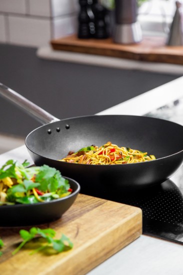 Tigaie wok 30 cm - Kitchen Craft
