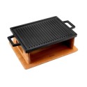 Gusseiserner Grill Mit Standfuß, 22 X 30 Cm - Marke Lava-image