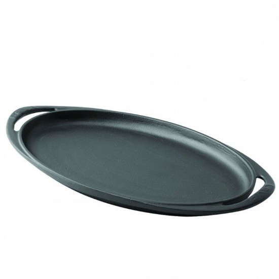 Plat ovale en fonte, 23 x 46 cm - Marque LAVA