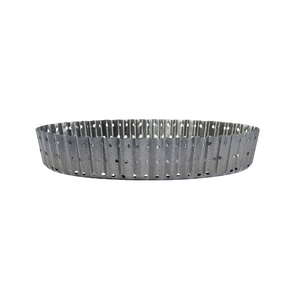 Perforuotas pyrago padėklas, plieninis, 20 cm - Kitchen Craft