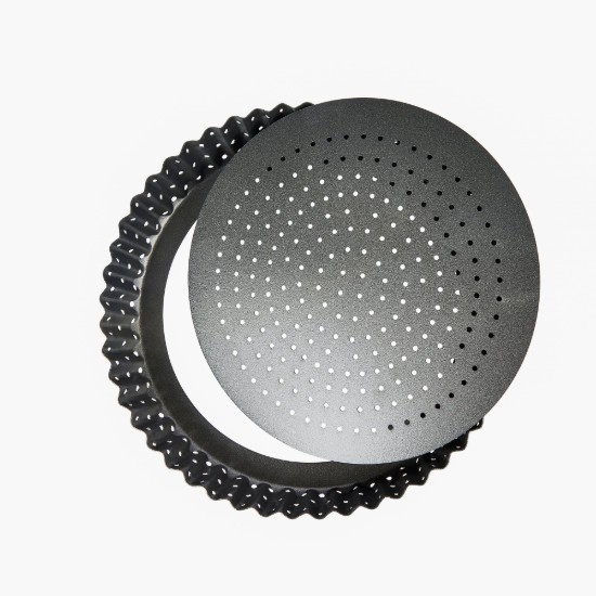 Moule à tarte perforé en acier 20 cm - Kitchen Craft