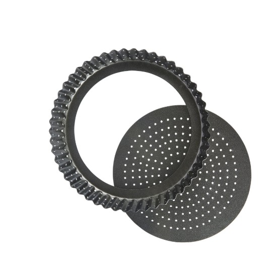 Moule à tarte perforé en acier 20 cm - Kitchen Craft