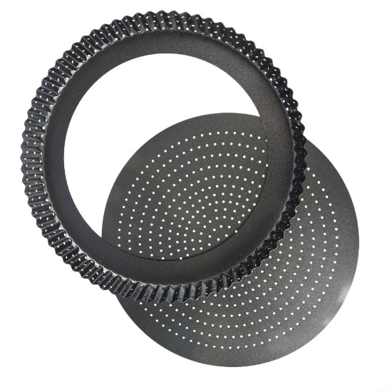 Perforiran pladenj za torto, jeklo, 30 cm - Kitchen Craft