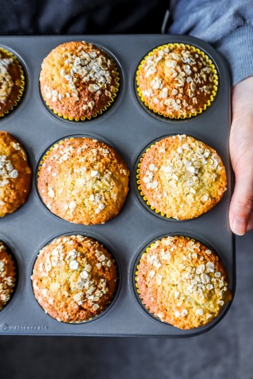 Bandeja de muffins, 35 x 27 cm, aço - por Kitchen Craft