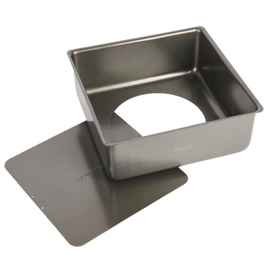 Deep baking pan, square, 20 cm, steel - Kitchen Craft