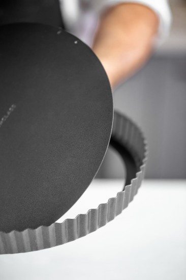 Apvali forma tortams kepti, 20 cm, anglinis plienas - Kitchen Craft