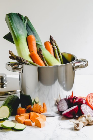 Kokegryte i rustfritt stål, 20 cm / 5,5 l - fra merket Kitchen Craft