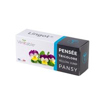 Package of "Lingot" edible pansies seeds  - "VERITABLE" brand