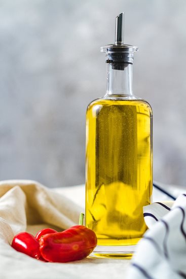 Olje-/vinägerbehållare, 450 ml, tillverkad av glas - från Kitchen Craft