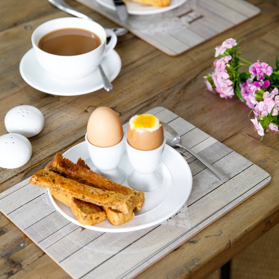 Set of 2 holders for eggs, porcelain - by Kitchen Craft