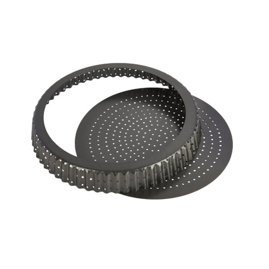 Perforiertes Tarteblech, Stahl, 25 cm - Kitchen Craft