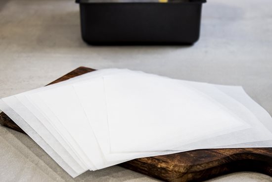 Zestaw papierów do pieczenia, 100 sztuk, 20 x 20 cm - od Kitchen Craft