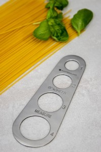 Utensile per porzionare gli spaghetti, 8 cm, in acciaio inox - di Kitchen Craft