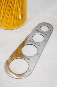 Utensile per porzionare gli spaghetti, 8 cm, in acciaio inox - di Kitchen Craft