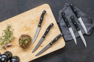 Ensemble de couteaux à steak, 6 pièces, en acier inoxydable – Kitchen Craft