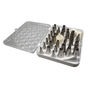 38-piece pastry decoration set - "de Buyer" brand