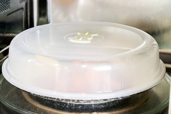 Fedő a mikrohullámú sütőhöz, 26 cm - Kitchen Craft