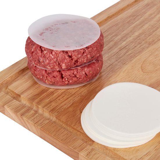 250 spare wax disks għall-burgers, 9 cm - minn Kitchen Craft