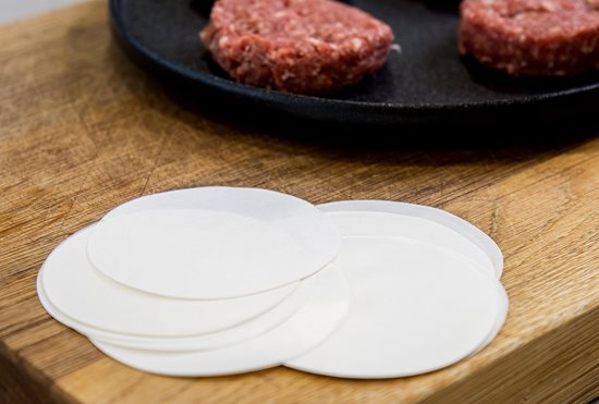 250 Ersatz-Wachsscheiben für Burger, 9 cm - von Kitchen Craft