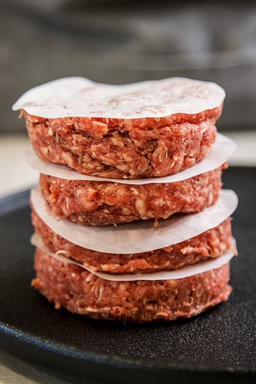 250 Ersatz-Wachsscheiben für Burger, 9 cm - von Kitchen Craft