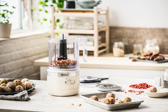 Belaidis maisto smulkintuvas, 1,18 l, "Almond Cream" spalva - KitchenAid prekės ženklas