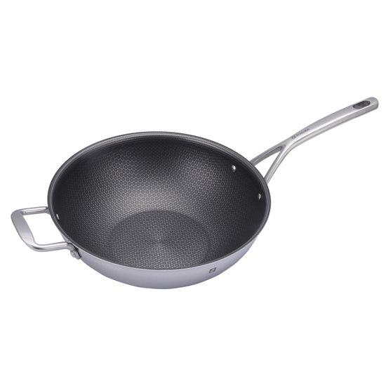 Wok, yapışmaz, 3 katlı, paslanmaz çelik, 30 cm / 5 l - Zokura