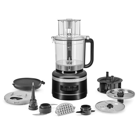 Virtuvės kombainas, 3,1 l, 400 W, "Matte Black" spalva - KitchenAid prekės ženklas