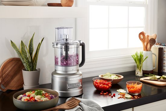 Mutfak robotu, 3,1 L, 400 W, "Contour Silver" rengi - KitchenAid markası