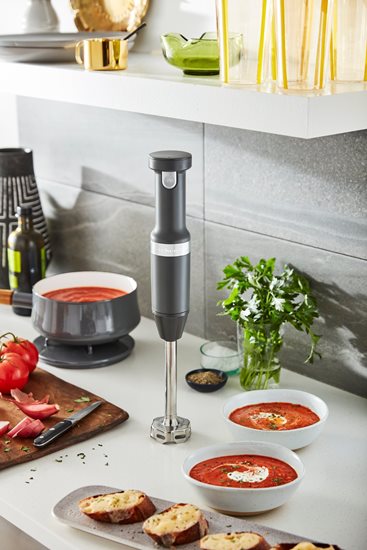 Cordless hand blender, Charcoal Grey - KitchenAid