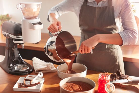 Cúlpháirtí le haghaidh plúir a mheá, a scagadh agus a dáileog - KitchenAid