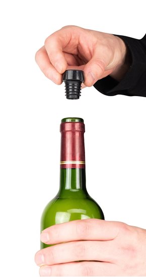 "Epivac" set of 4 wine bottle stoppers - Peugeot