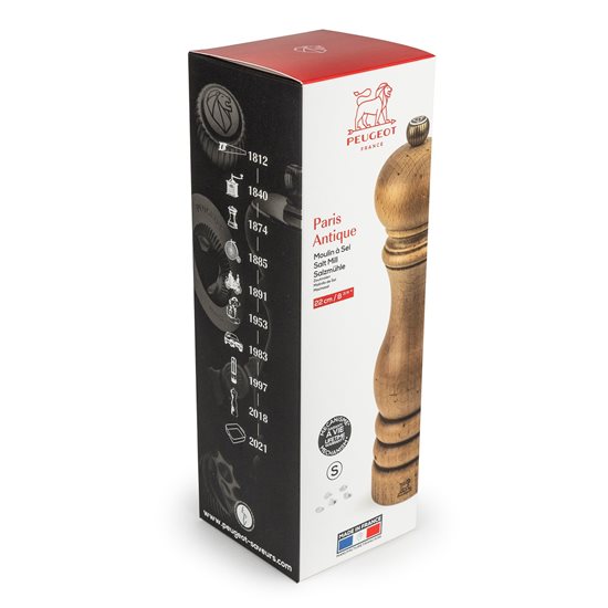 Rasnita pentru sare "Paris Classic" 22 cm, Aged wood - Peugeot