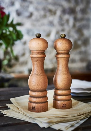 "Paris Classic" salt grinder, 22 cm, "Aged wood" - Peugeot