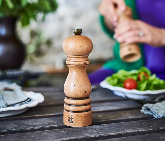 Salzmühle "Paris Classic", 18 cm, "Aged Wood" - Peugeot