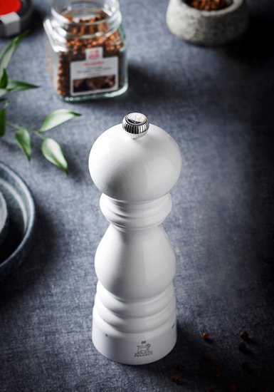 "Paris" salt grinder, 18 cm, "White Lacquer" - Peugeot