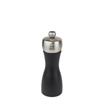 "Fiji" pepper grinder, 15 cm, wooden, Black Matte - Peugeot
