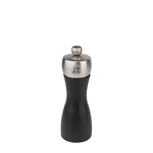 Moulin à poivre 15 cm en bois "Fidji", Black Matte - Peugeot