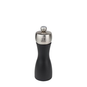 "Fiji" salt grinder, 15 cm, wooden, Black Matte - Peugeot