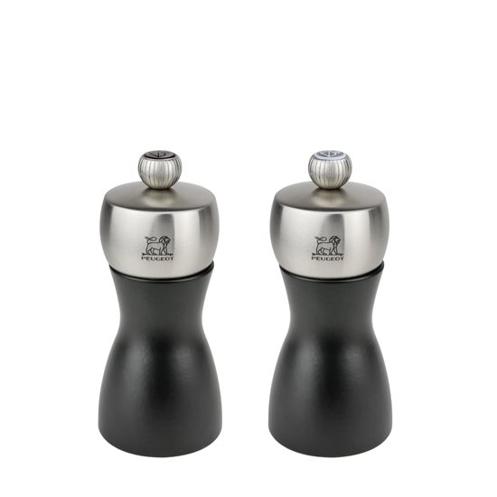 Set 2 mlinčkov za sol in poper "Fidji", 12 cm, črna - Peugeot