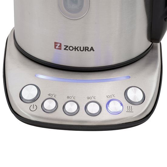 Electric kettle ,1.7 L, 2200 W, 4 preset temperatures - Zokura