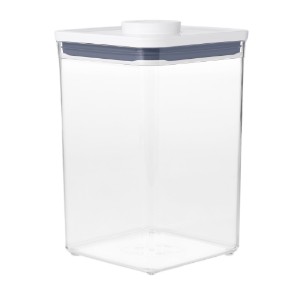 Square food container, plastic, 16 x 16 x 24 cm, 4.2 L - OXO