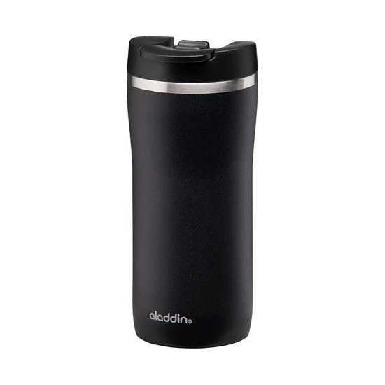 Stainless steel Mocca Thermavac thermo-insulating mug, 350 ml, Lava Black - Aladdin 