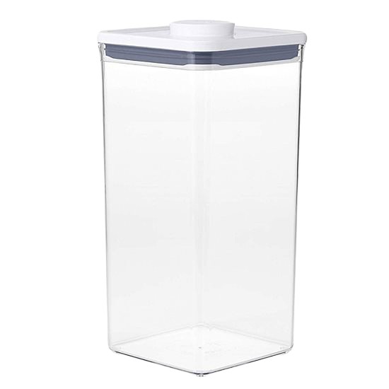 Square food container, plastic, 16 x 16 x 32 cm, 5.7 L - OXO