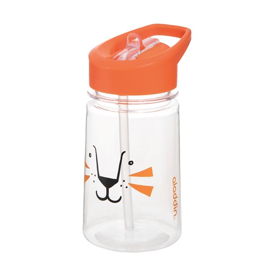 Steklenica vode "Zoo Flip & Sip" 430 ml, plastična, tiger vzorec - Aladin