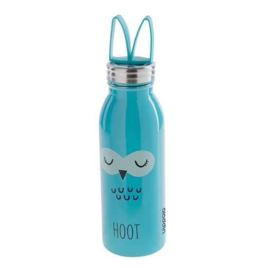 "Zoo" water bottle 430 ml, stainless steel, owl pattern - Aladdin