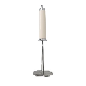 Zdrobitor cartofi inox, 26 cm, Almond Cream - KitchenAid