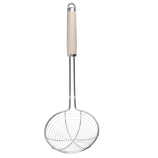 Wire strainer, stainless steel, 35.5 cm, Almond Cream - KitchenAid