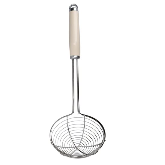 Wire strainer, stainless steel, 35.5 cm, Almond Cream - KitchenAid